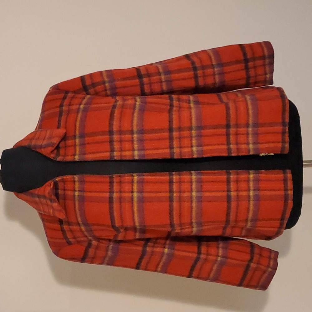Plaid Wool Jacket - image 1